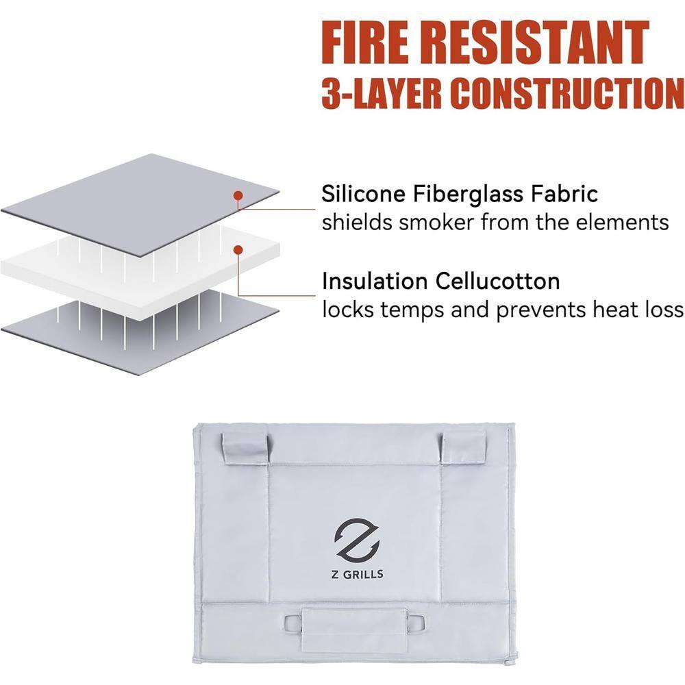 'Z GRILLS Thermal Blanket for Pellet Grill & Smoker | Weather-Resistant Protective Insulation Cover | 1000 Series