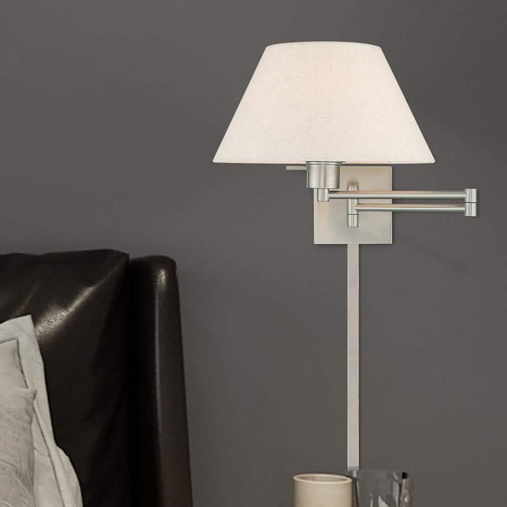 Livex Lighting 1 - Light Wall Light in  Brushed Nickel