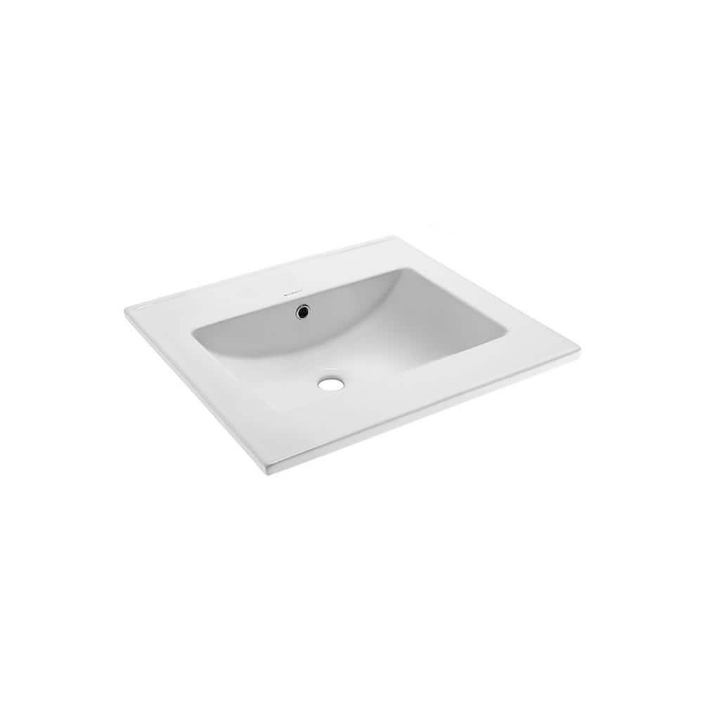 Swiss Madison 18.3 Single Vanity Top with Faucet Holes