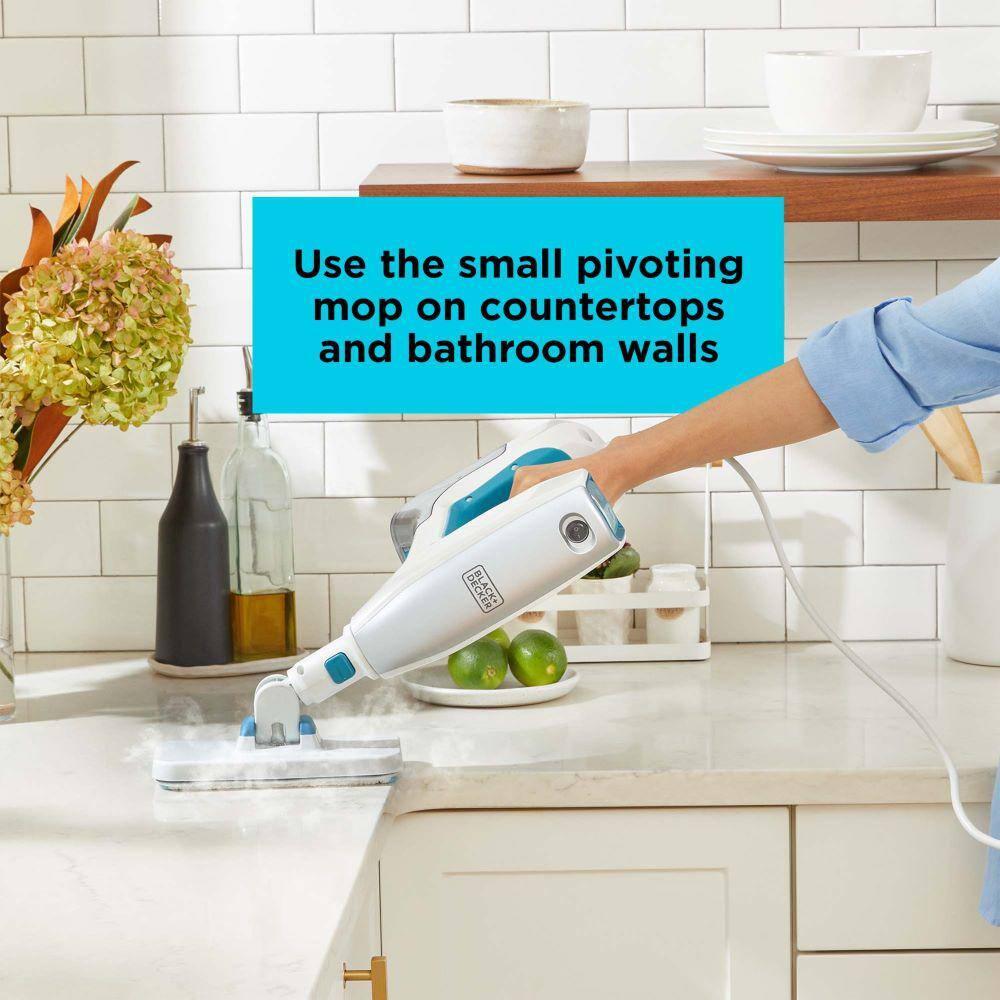 BLACK+DECKER Steam Cleaning Multipurpose System with 6 Attachments