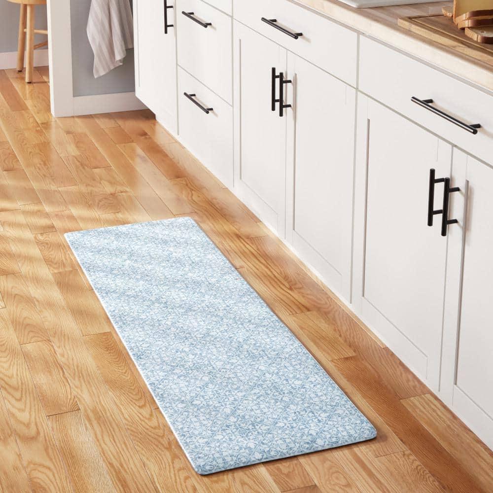 Town & Country Living TOWN & COUNTRY BASICS Comfort Plus Non-Slip Backing Vintage Medallion Tile Anti Fatigue Comfort Mat