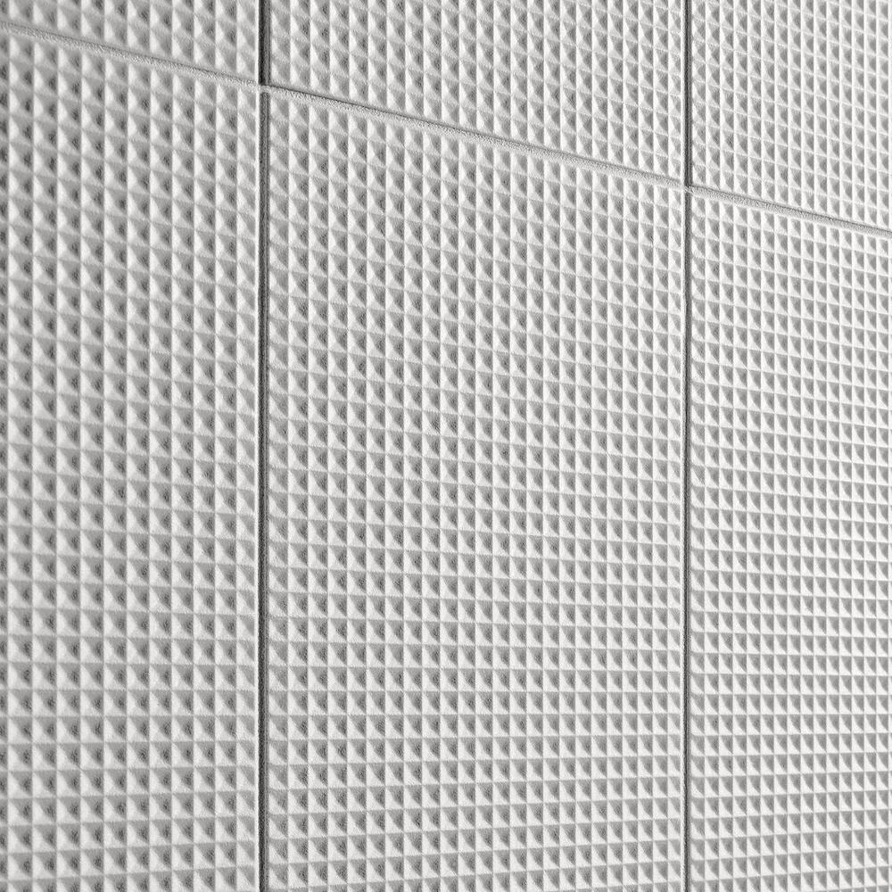 Level Waffle 7.87" x 15.74" Ceramic Patterned Tile