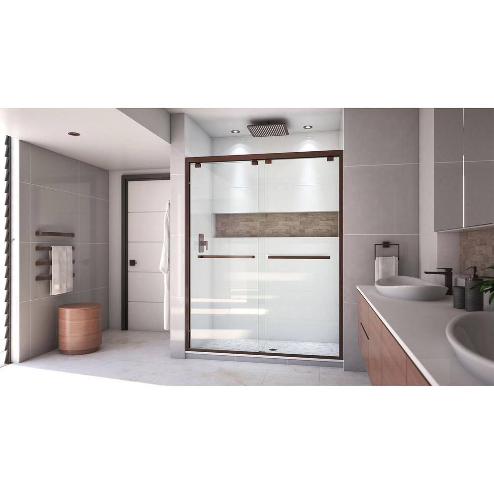 Encore 56" W x 76" H Bypass Shower Door with ClearMax™ Technology