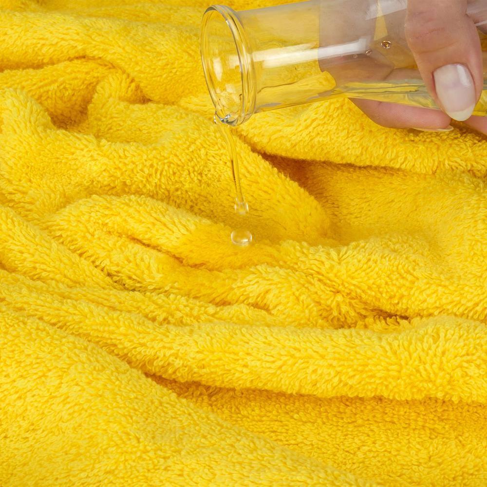 American Soft Linen 100% Cotton Jumbo Large Bath Towel, 35 in by 70 in Bath Towel Sheet, Yellow