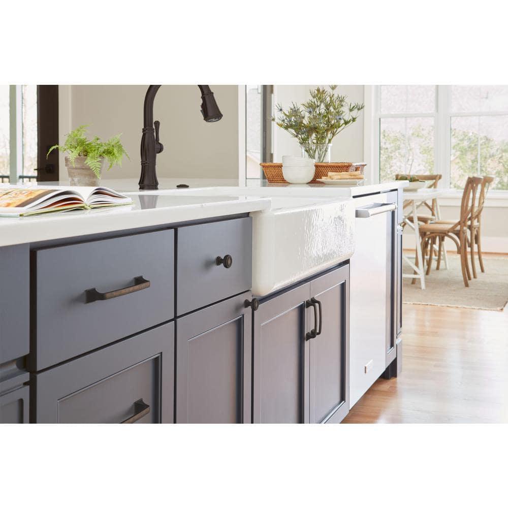 Amerock Ville 3-3/4 inch (96mm) Center-to-Center Oil-Rubbed Bronze Cabinet Pull
