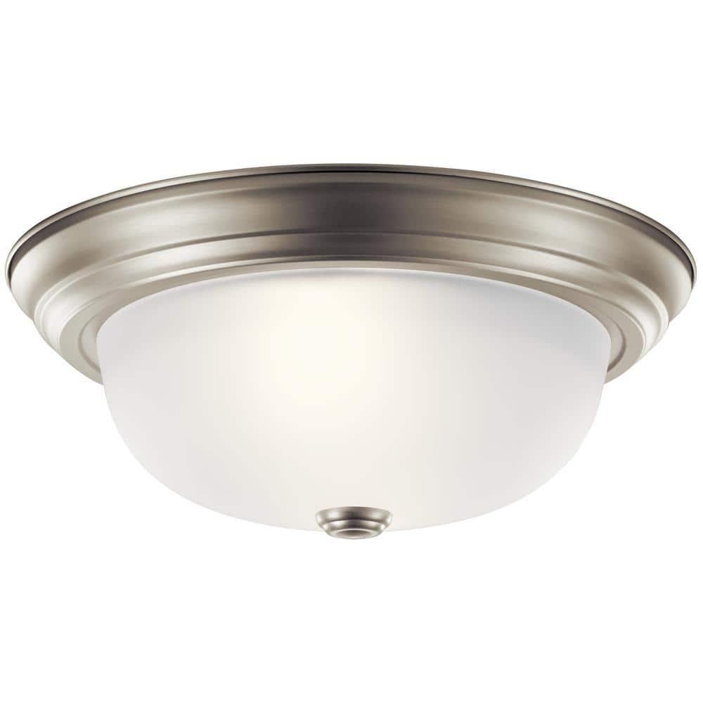 Kichler Lighting 2 - Light Flush Mount in  Brushed Nickel
