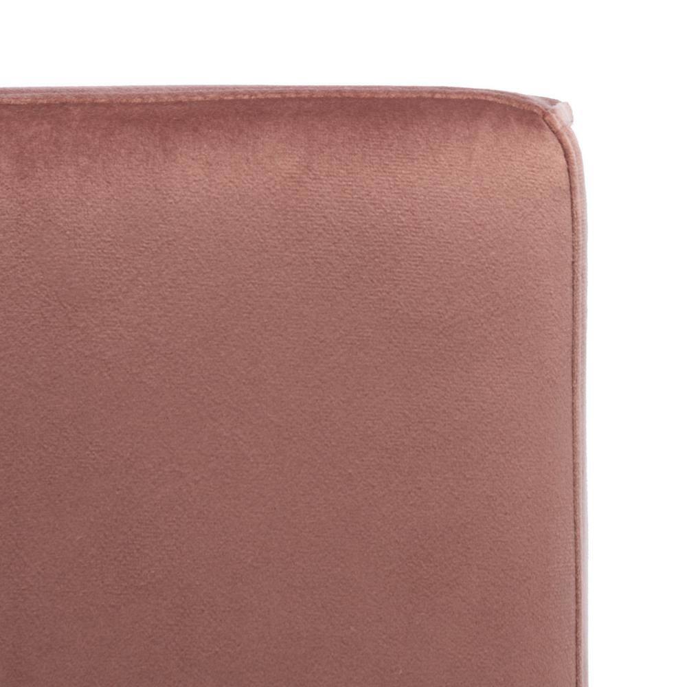 SAFAVIEH Kermit Accent Chair Dusty Rose / Black