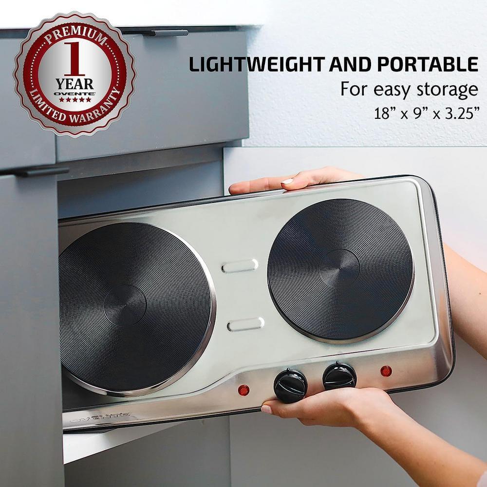 Ovente OVENTE Electric Double Cast Iron Burner