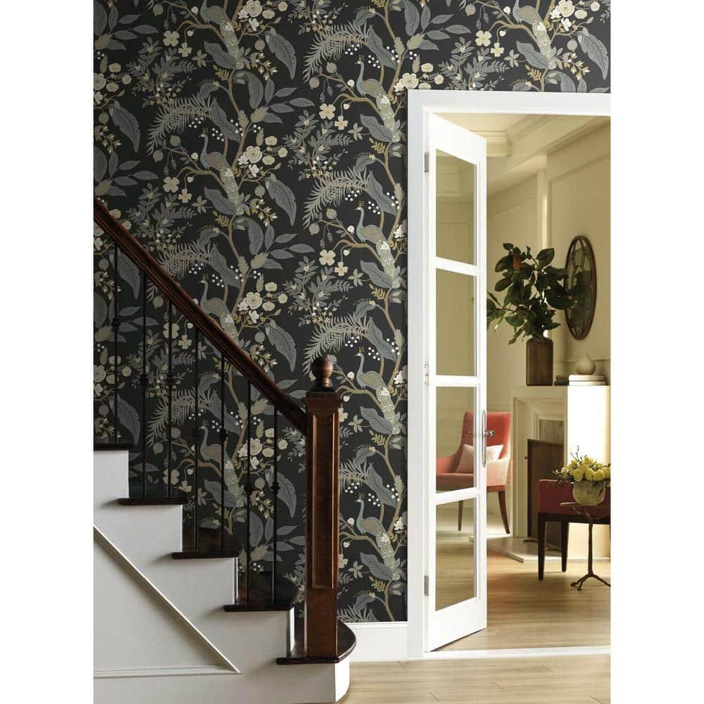 Rifle Paper Co. Peacock 27' x 27" Wallpaper Roll