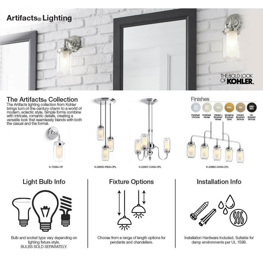Artifacts Adjustable One-Light Sconce