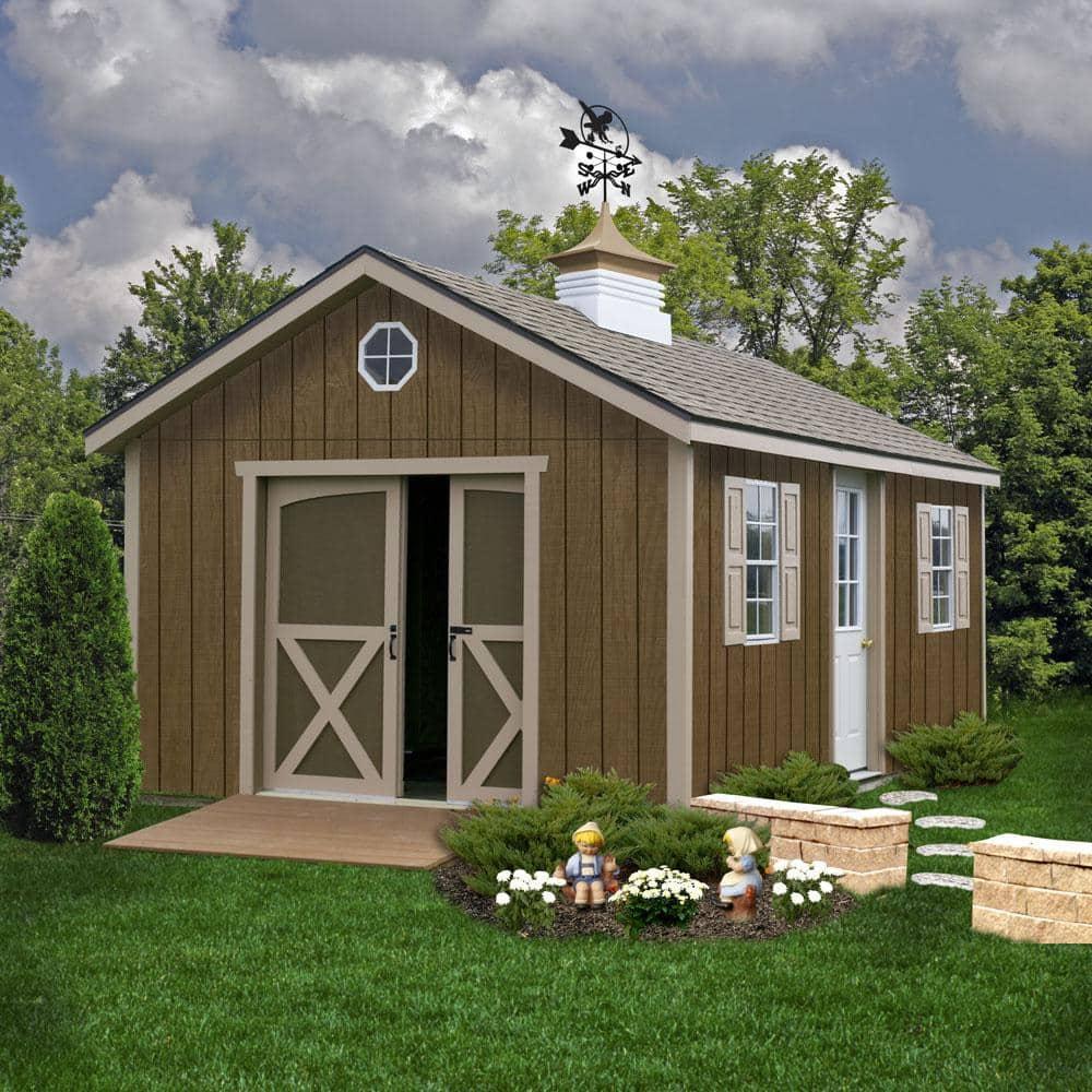 Best Barns North Dakota Wood Shed, 240.00 x 12.00 x 132.00 in., 40 lbs