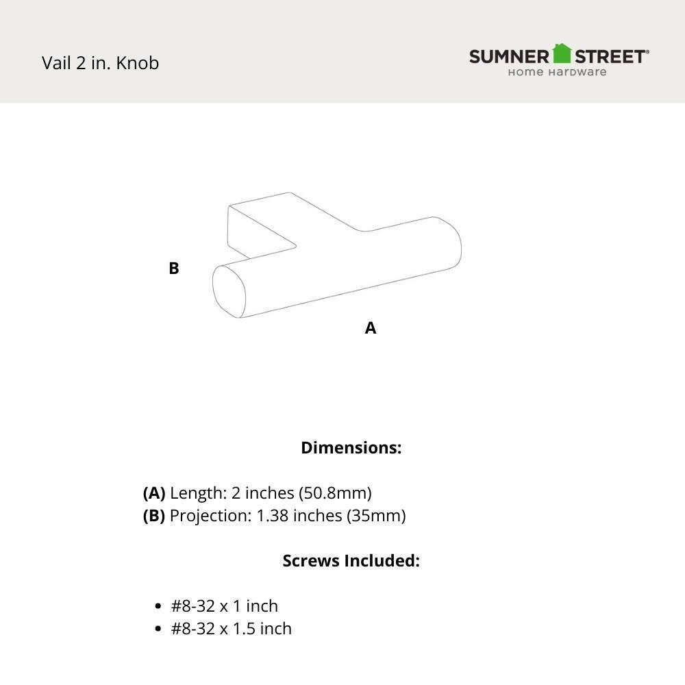 Vail Metal Bar Knob Knob