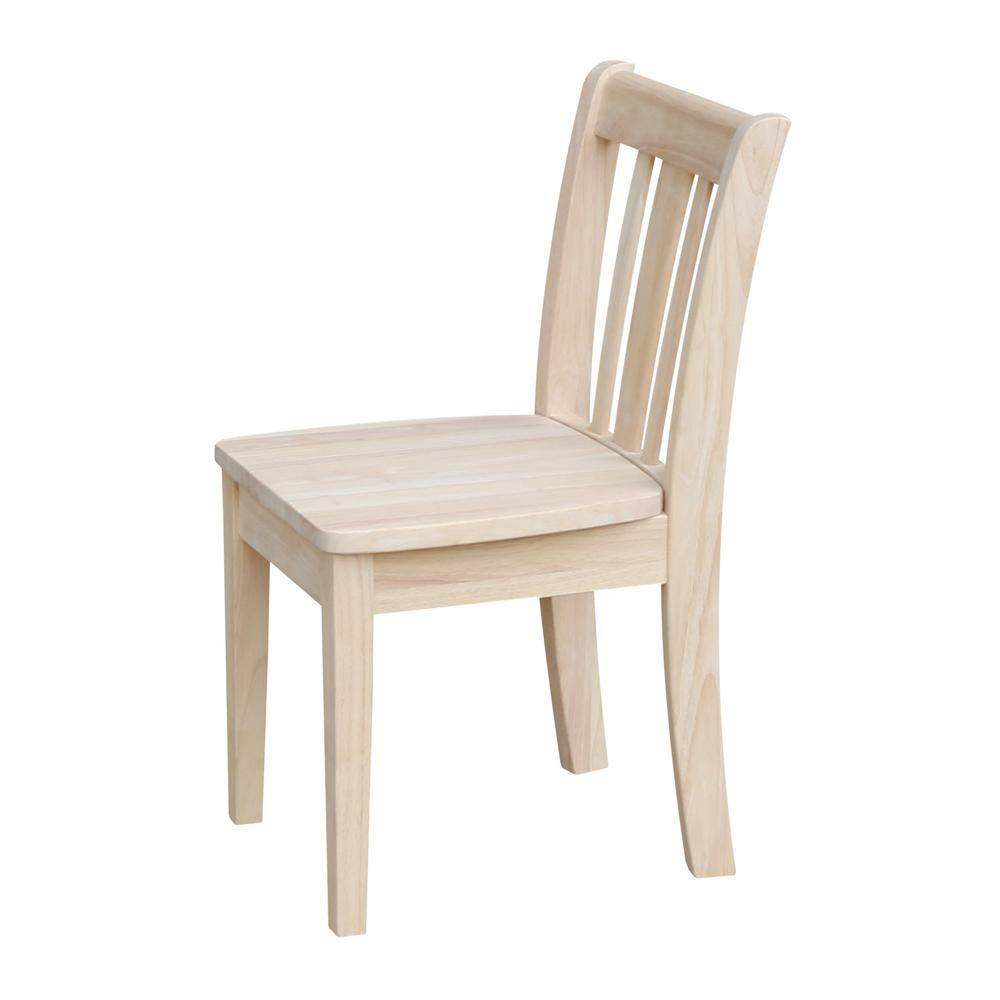 International Concepts San Remo Unfinished Kids Chair (Set of 2)
