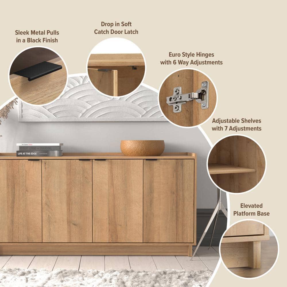 Wade Logan® Chaunta 60" Wide Sideboard
