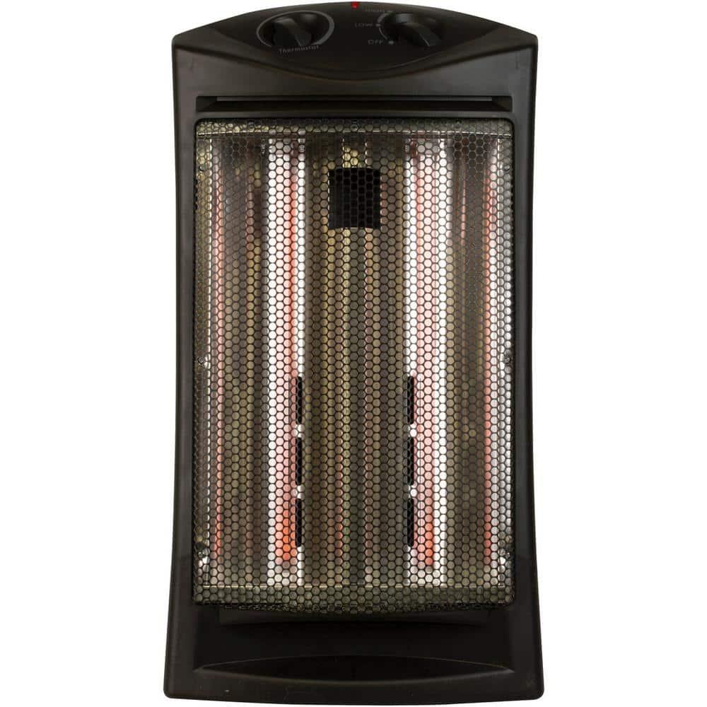 BLACK+DECKER Quartz 1500 Watt Electric Infrared Tower Heater with Manual Control