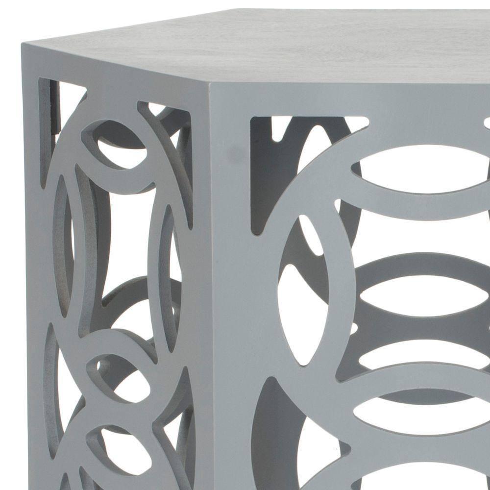 Safavieh American Homes Collection Natanya Pearl Taupe Side Table