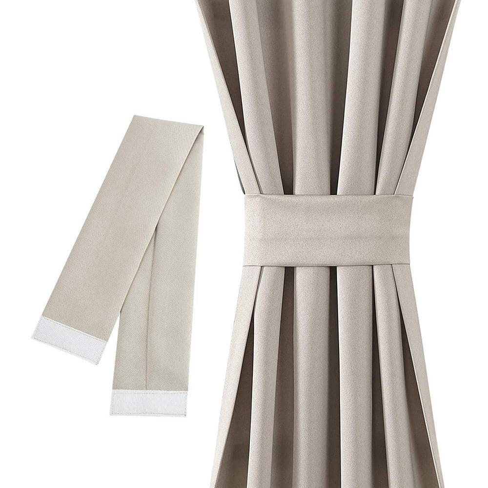 54"x72" Sun Zero Room Darkening Seymour Rod Pocket Door Curtain Panel Stone: Energy Efficient, Noise Reduction, Thermal Insulated