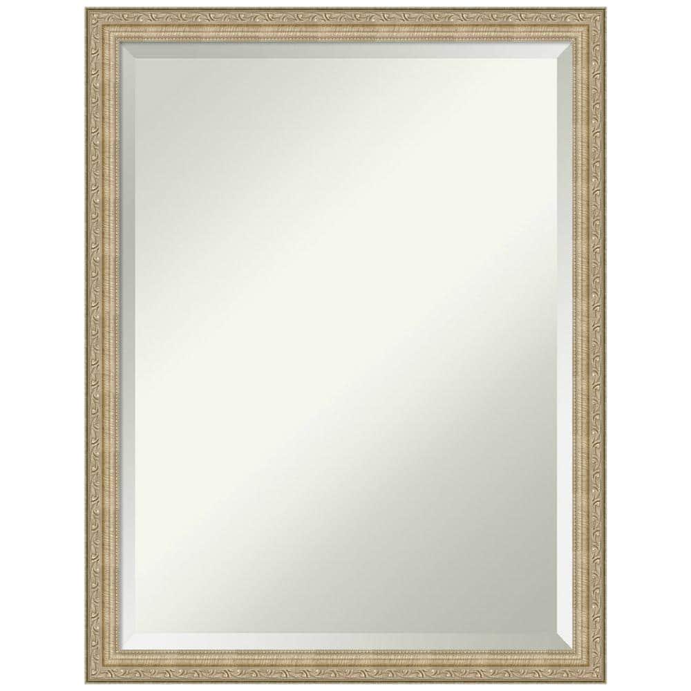 Amanti Art Paris Champagne Beveled Wall Mirror 26.25 x 20.25 in.