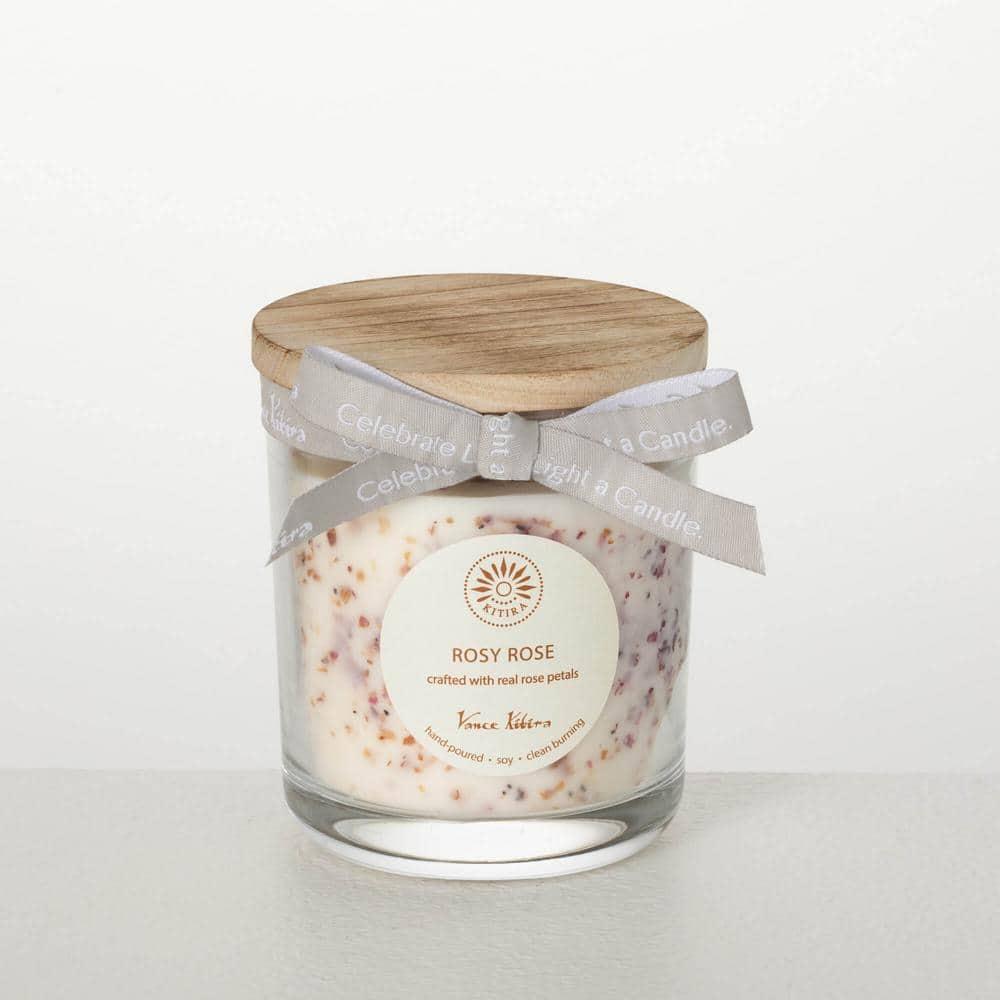 Clover Lane Velvet Rose Scented Jar Candle