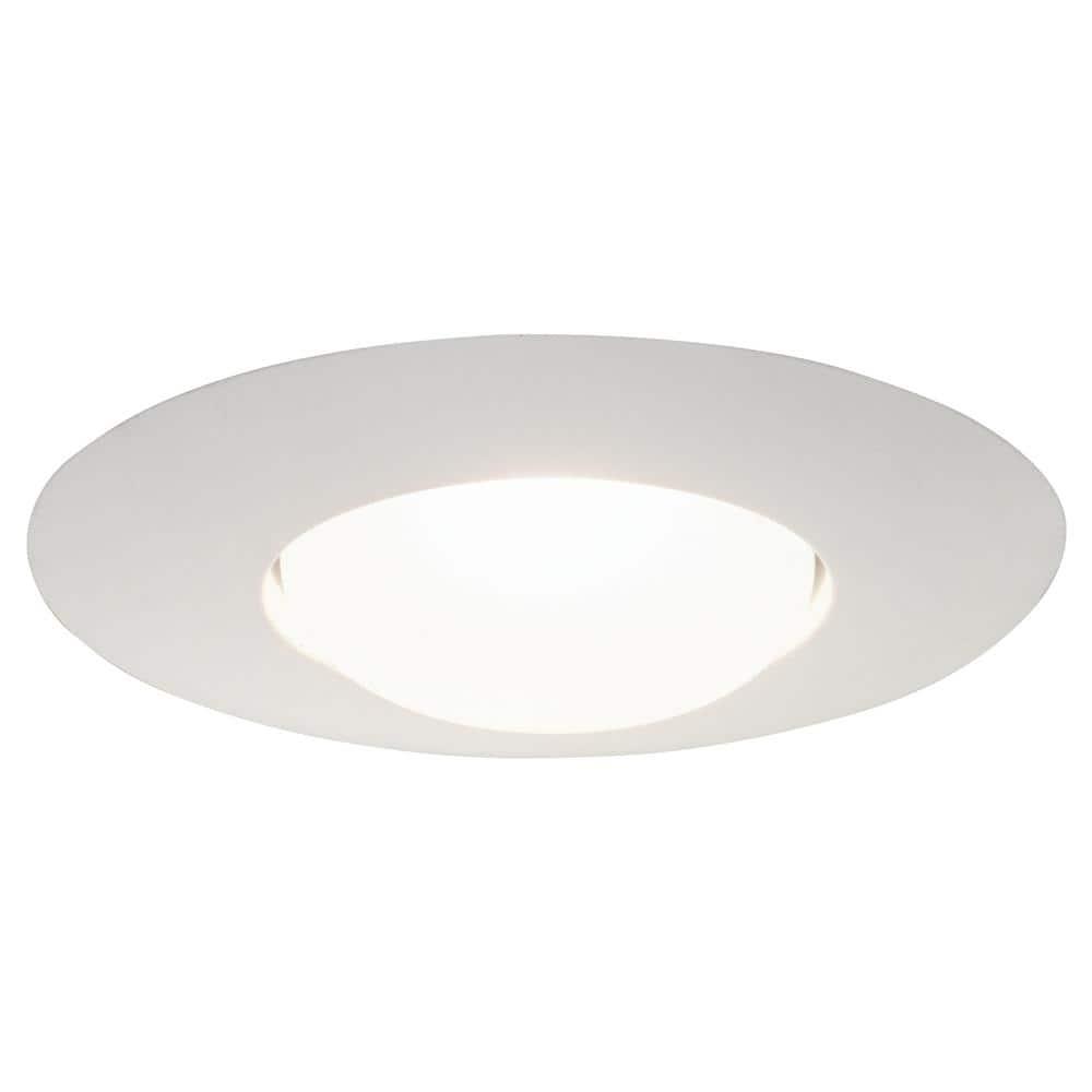 6'' White Open Recessed Trim