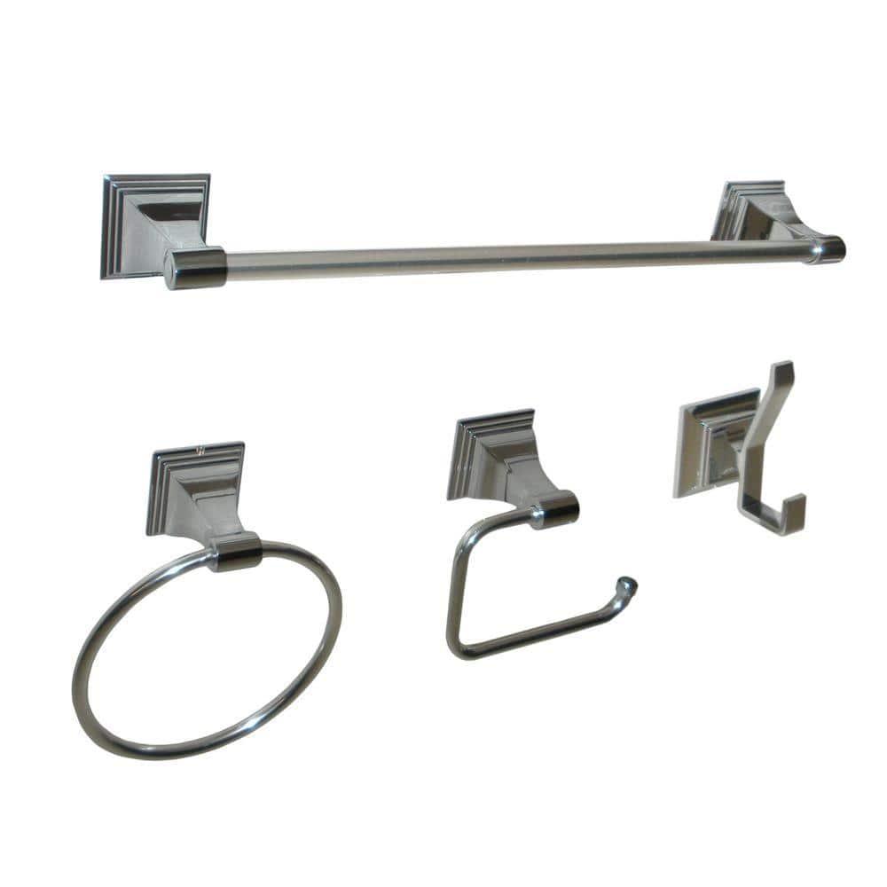 Leonard 4 - Piece Bathroom Hardware Set