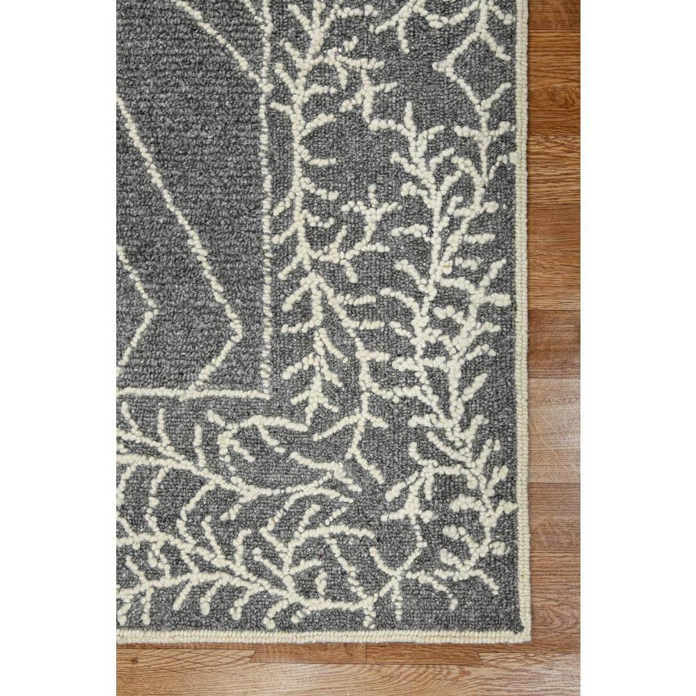 Union Rustic Ahniyla Wool Geometric Rug