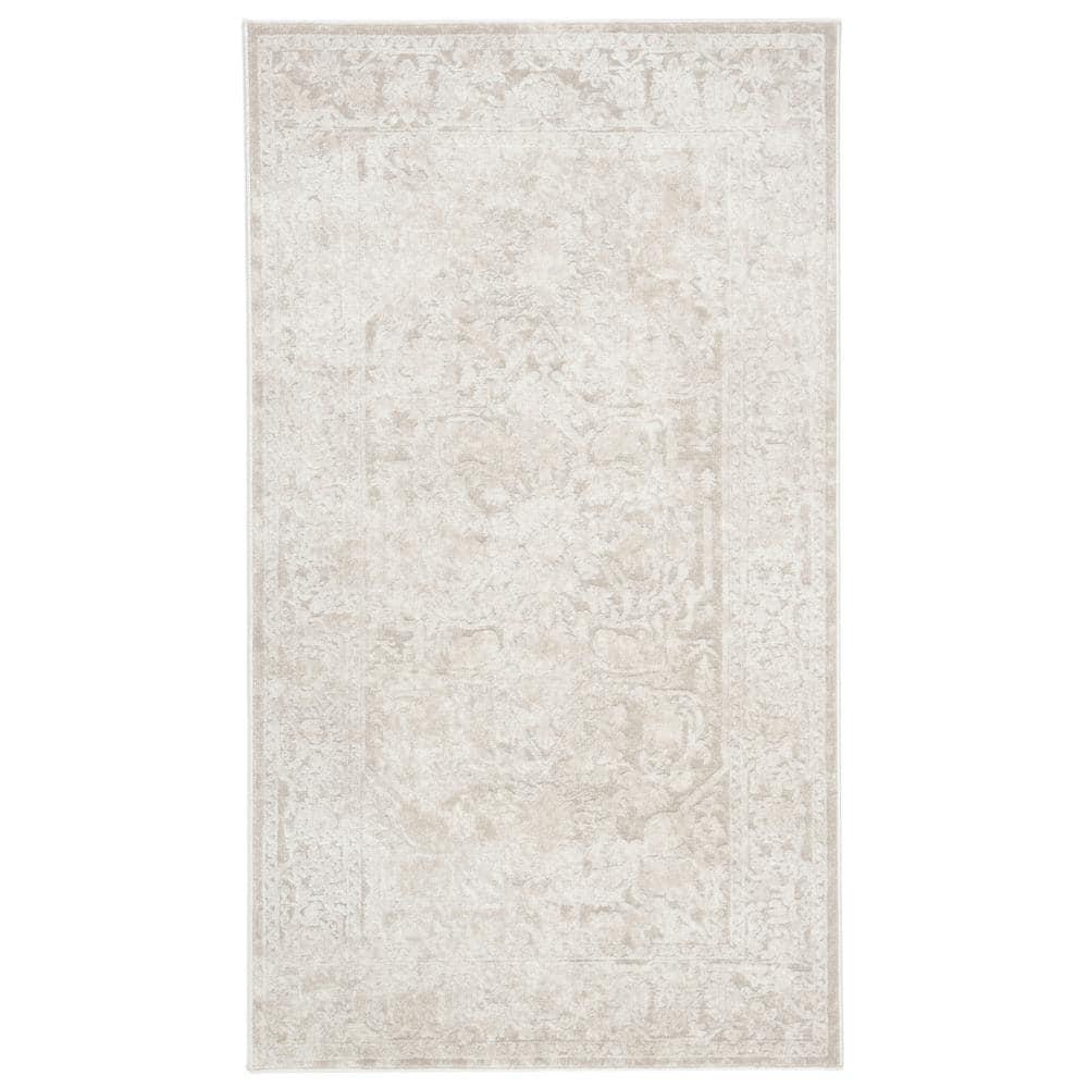 Reflection RFT665 Power Loomed Indoor Accent Rug - Creme/Ivory - 3'x5' - Safavieh.