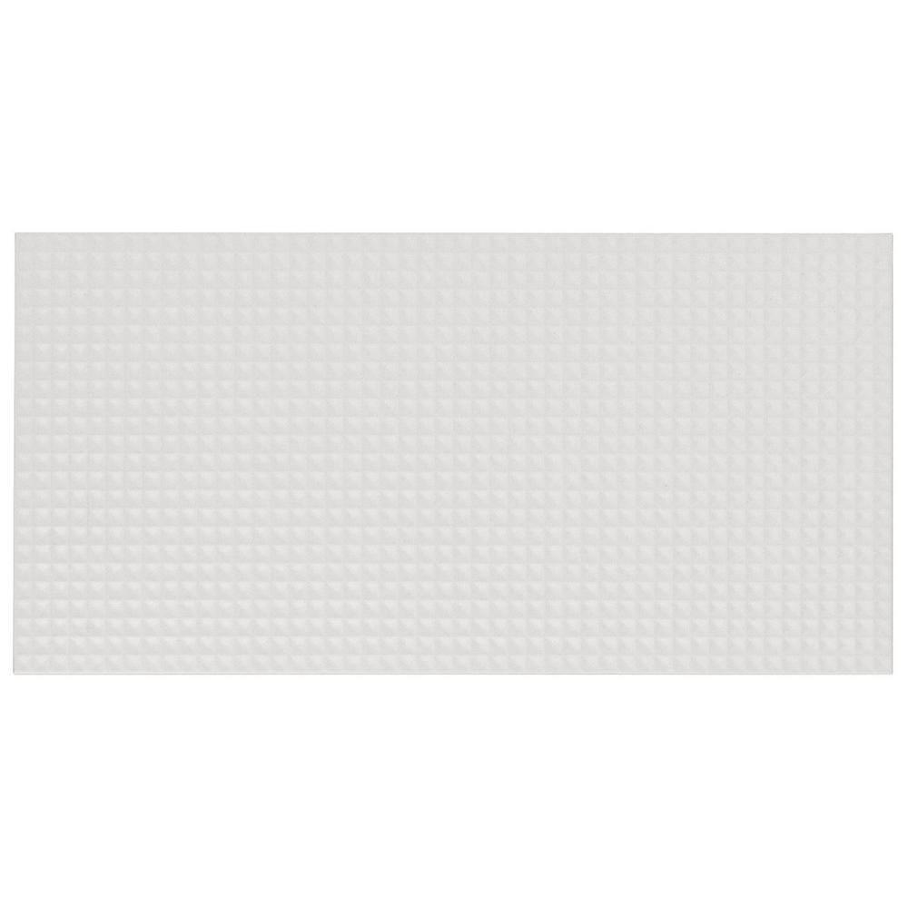 Level Waffle 7.87" x 15.74" Ceramic Patterned Tile