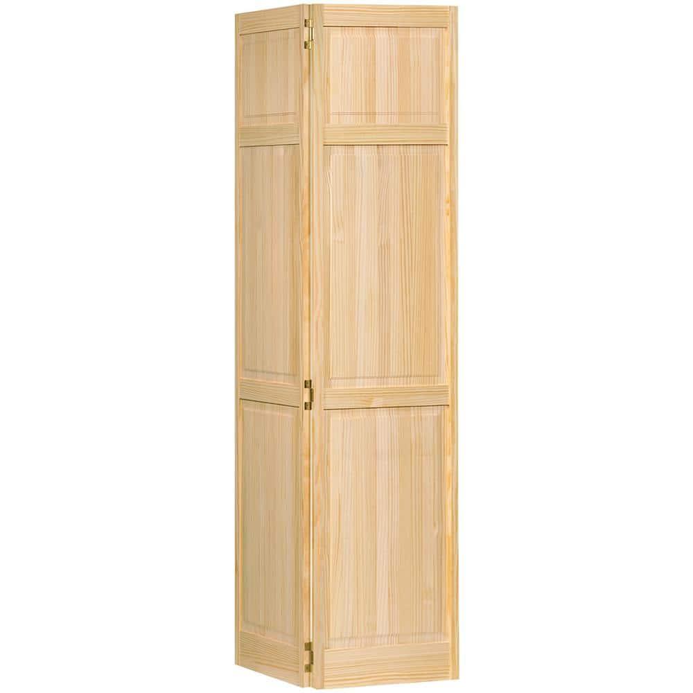 Kimberly Bay Paneled Wood Unfinished Bi-Fold Door