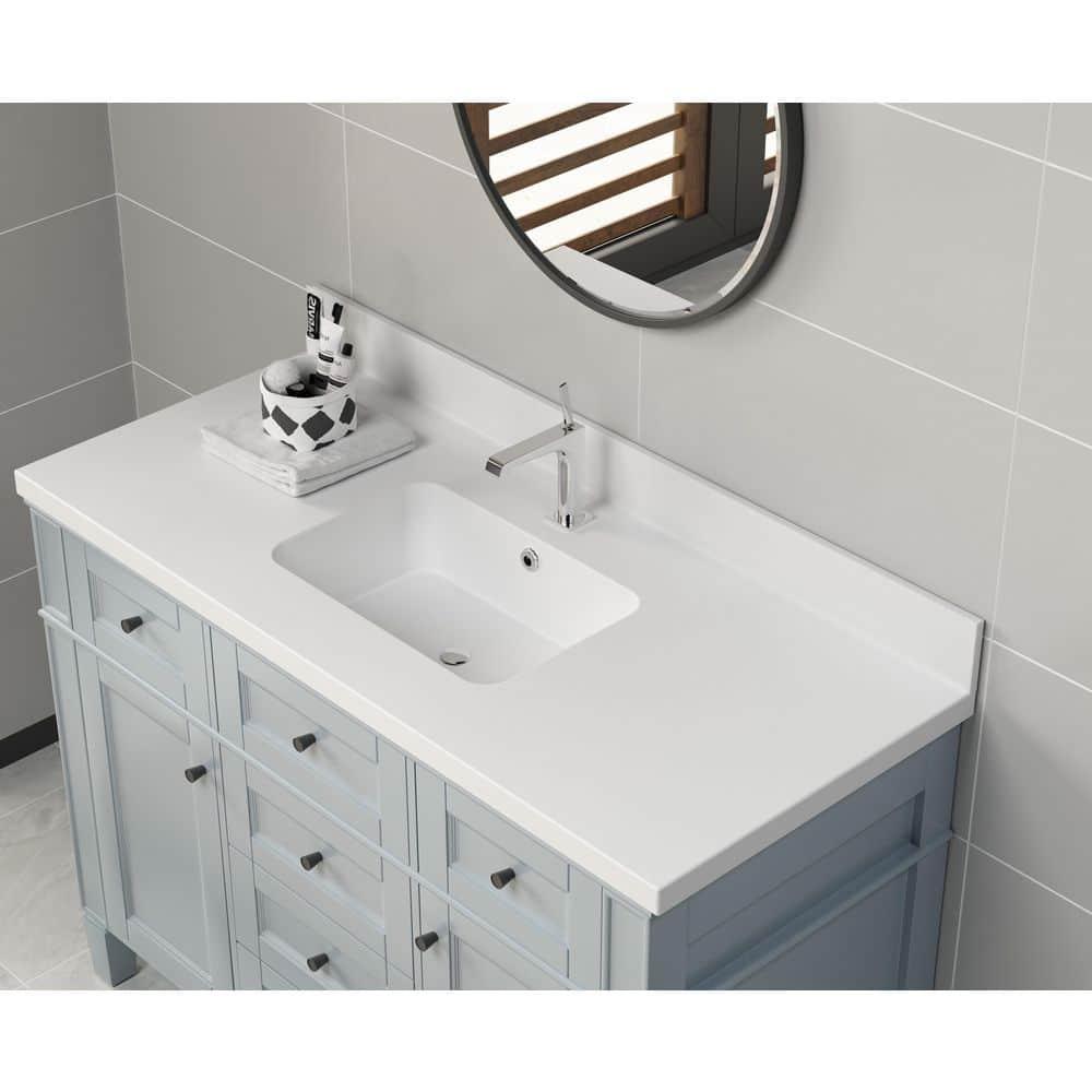 Dyconn Faucet 51'' Single Bathroom Vanity Top with Sink