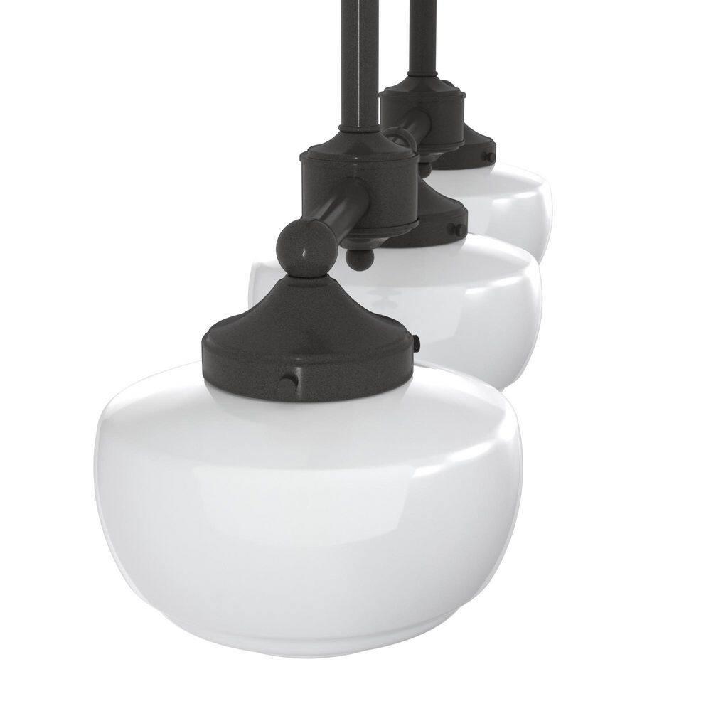 Hunter Fan Hunter Saddle Creek 3 Light Linear Chandelier Ceiling Light Fixture