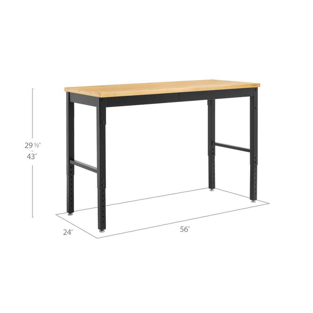 NewAge Products Pro Series Adjustable Height Steel Workbench