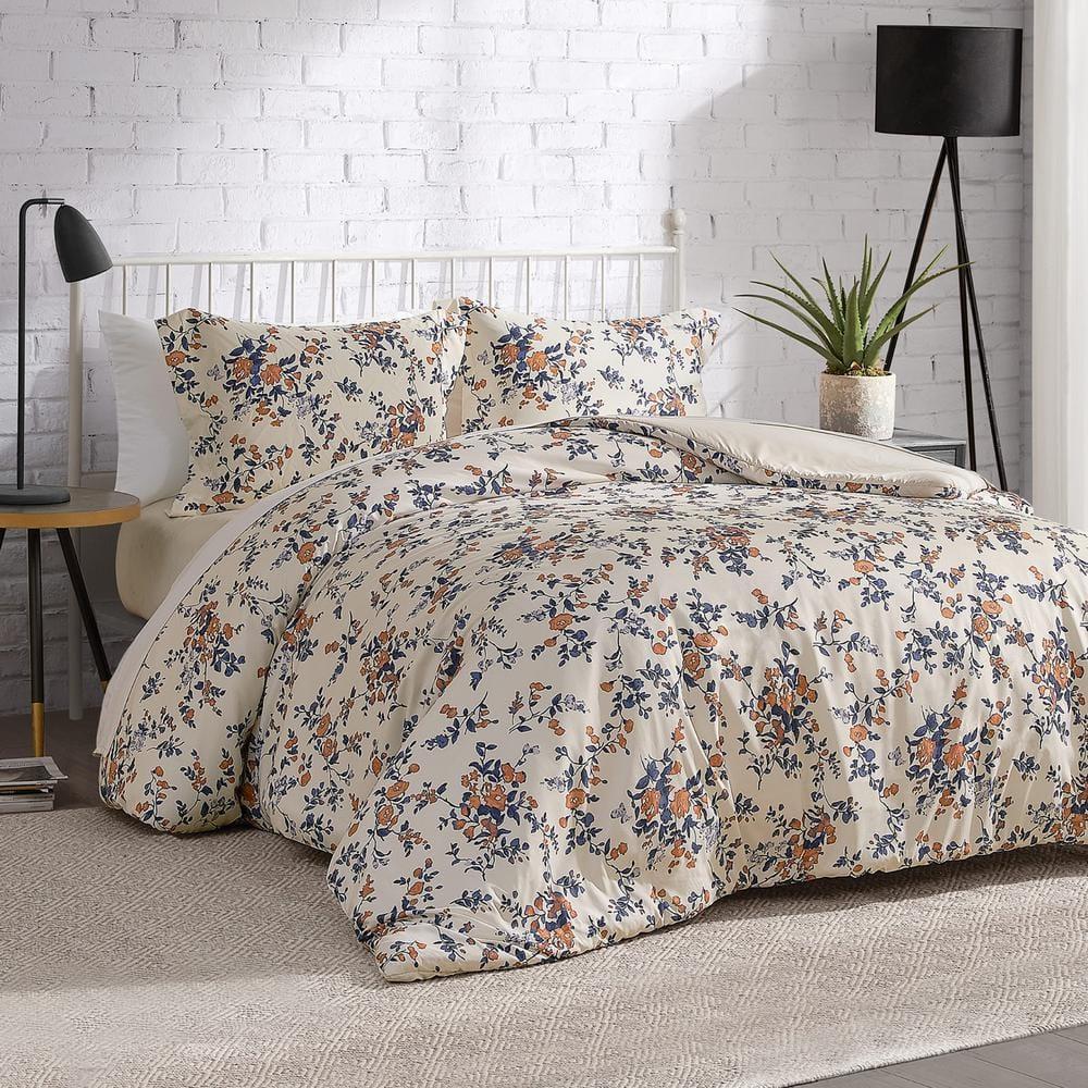 Lucky Brand Lucky Brand Garden Floral Bouquet Reversible Duvet Cover & Shams Bedding Sets
