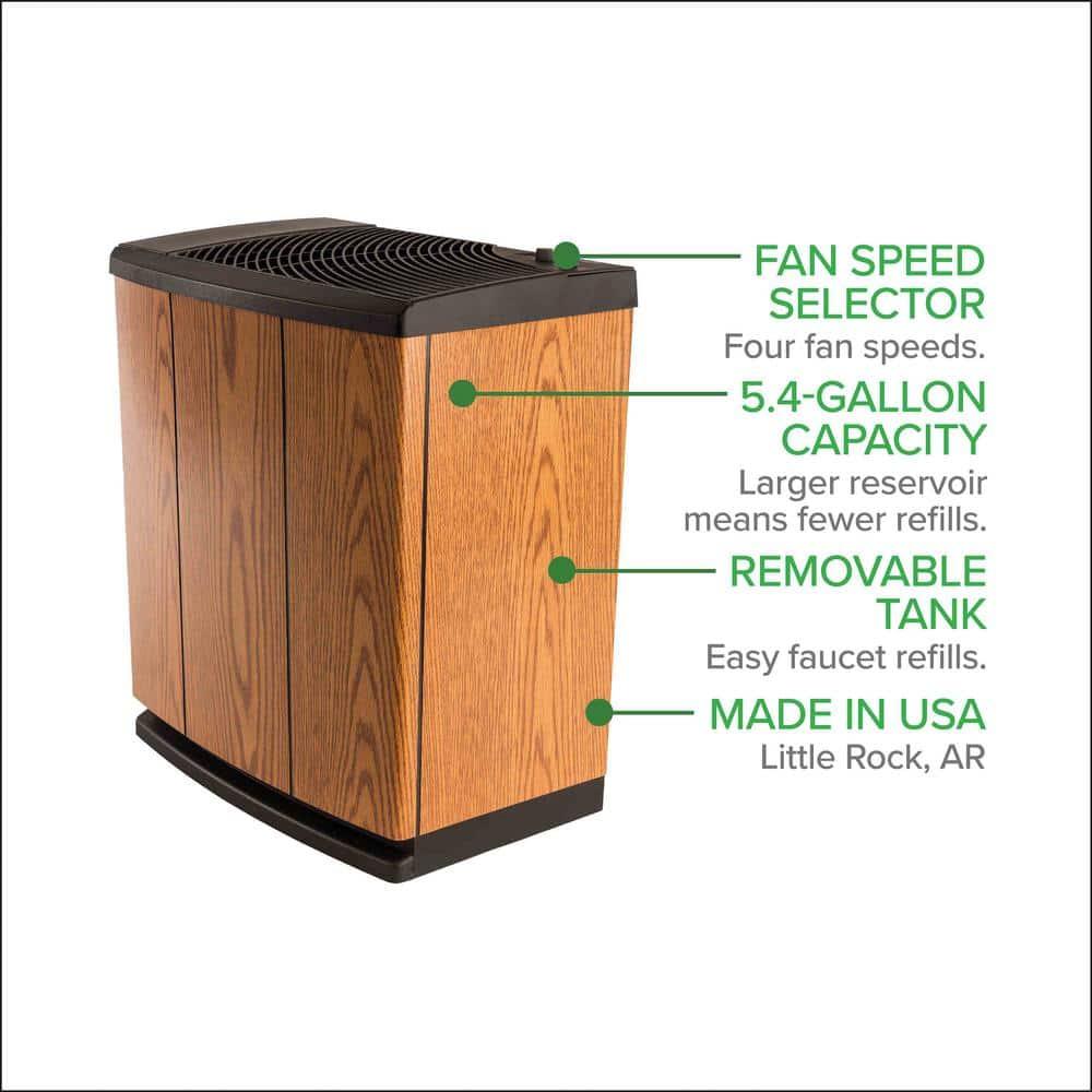 AIRCARE Digital Whole-House Console-Style Evaporative Humidifier (Light Oak)