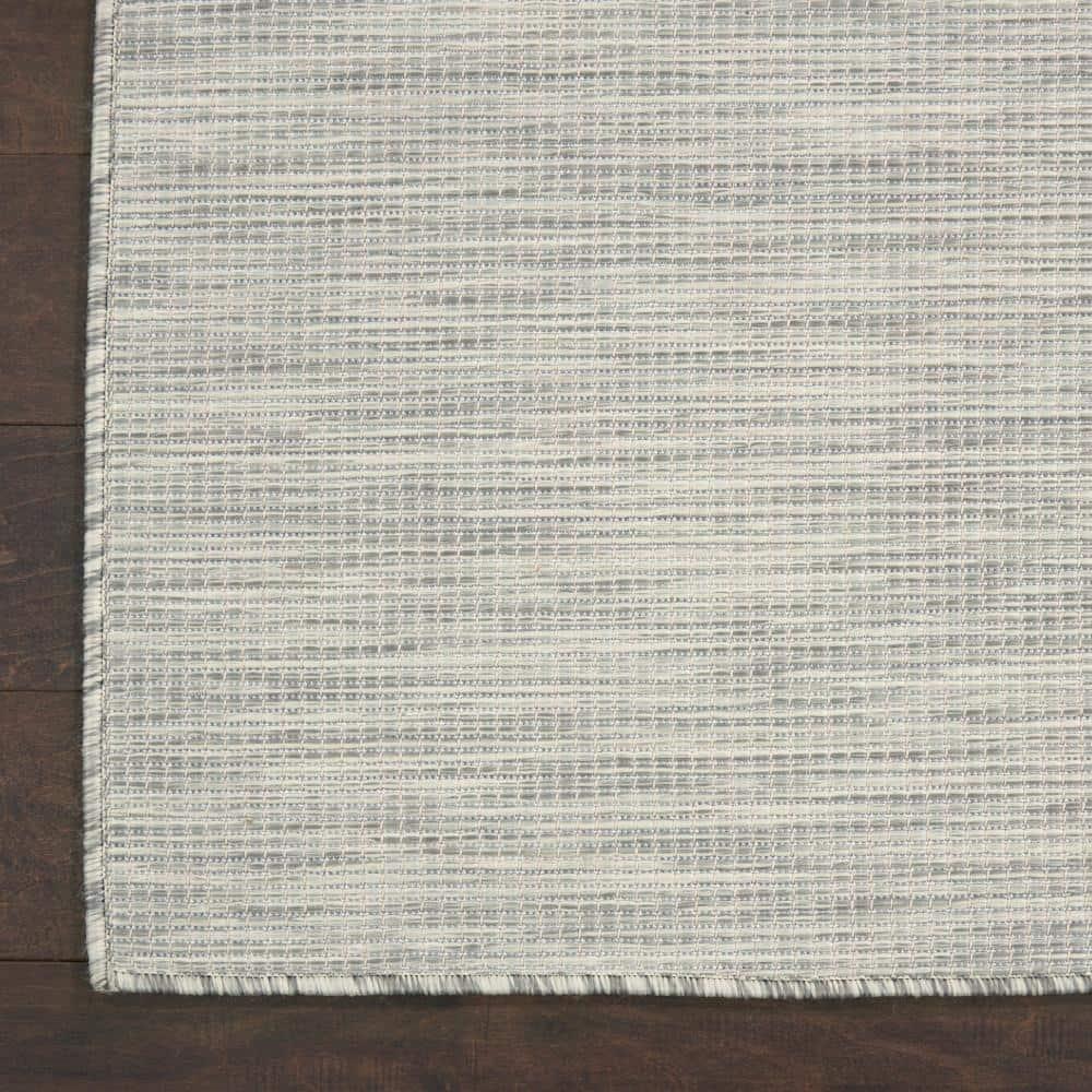 Nourison Positano POS01 Indoor/outdoor Area Rug - Light Grey 3' x 5'
