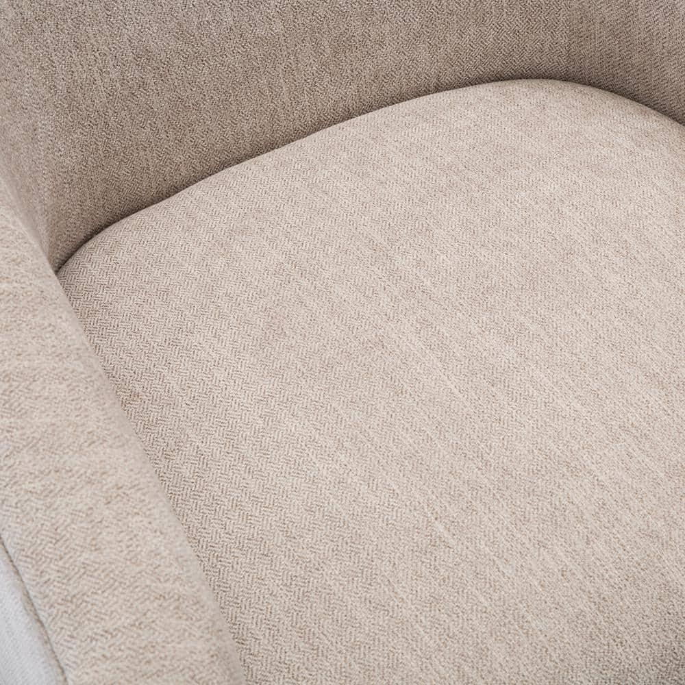 Donovan Upholstered Swivel Barrel Chair