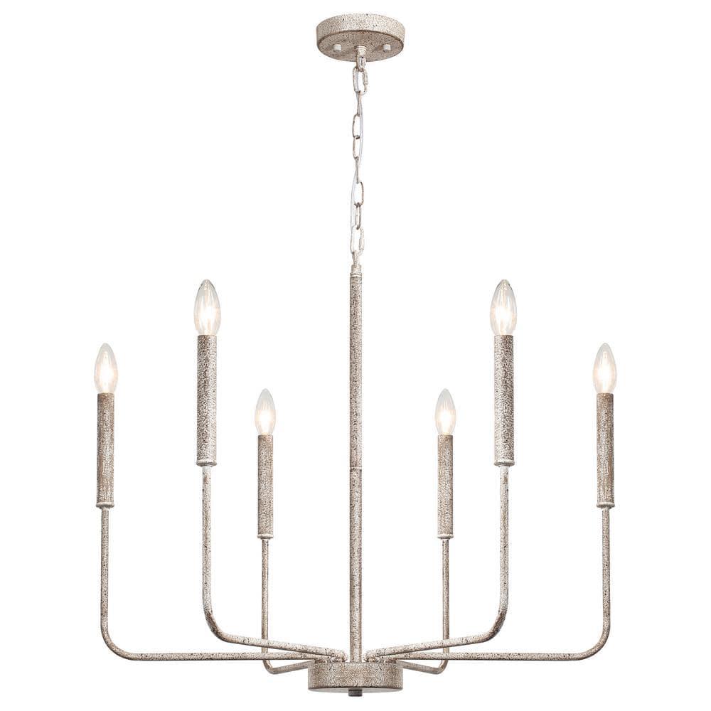Marshana 6-Light Classic / Traditional Chandelier Modern Farmhouse Candle Style Chandelier