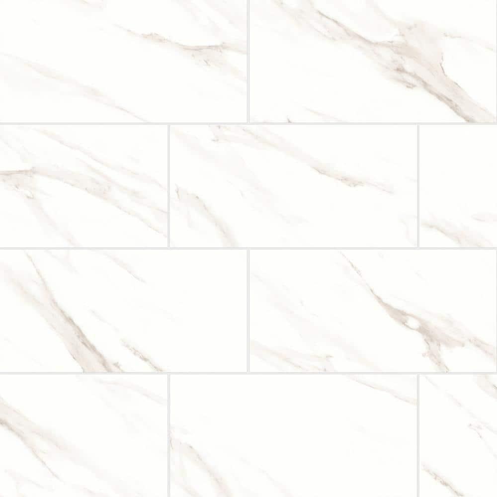 Bedrosians Shandar 12" x 24" Porcelain Marble Look Wall Floor Use Tile