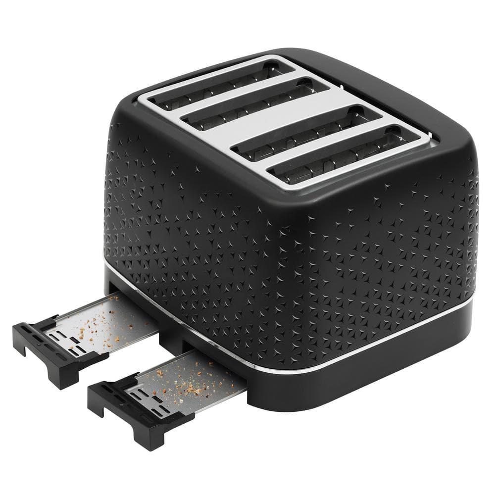 HADEN Starbeck Black 4-Slice Toaster