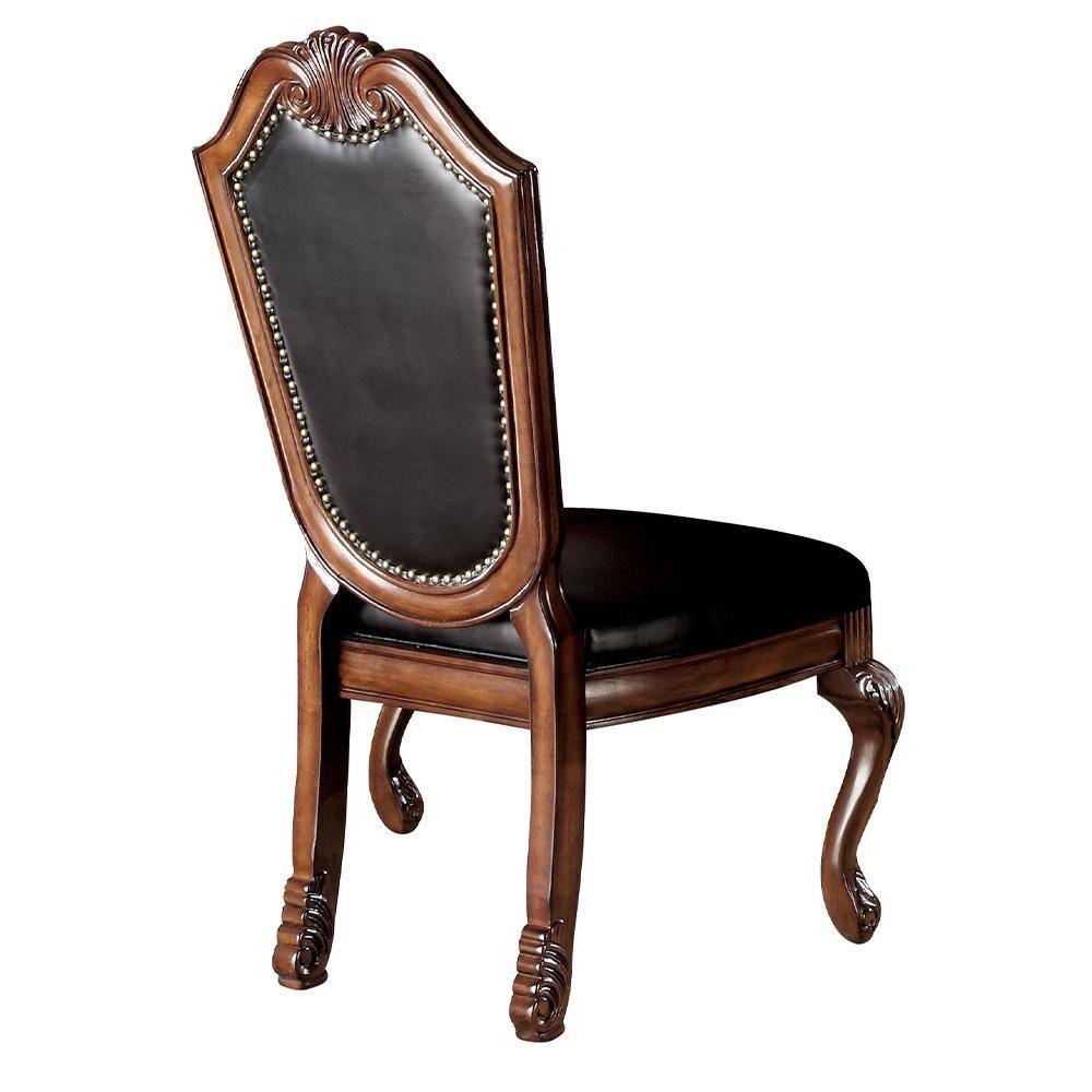 Acme Furniture Industry Inc. Chateau De Ville Side Chair (Set-2) in , Cherry (Set of 2)
