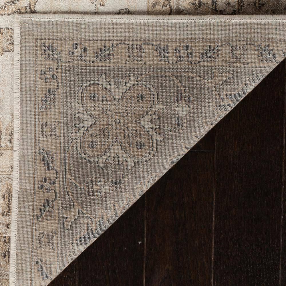 Vintage VTG168 Power Loomed Indoor Area Rug - Stone/Mouse - 6' round - Safavieh.