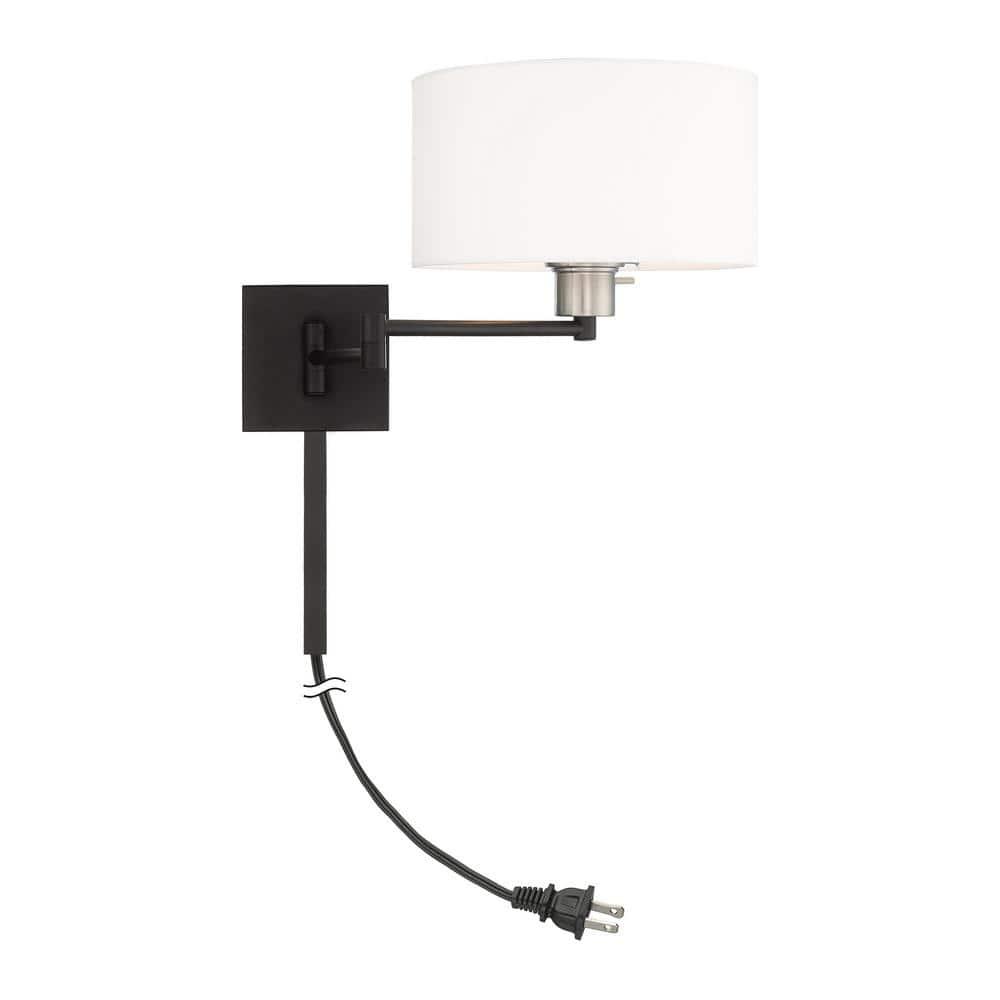 Livex Lighting 1 - Light Wall Light in  Black