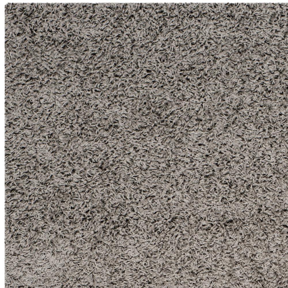 Athens Shag SGA119 Power Loomed Indoor Area Rug - Light Grey - 6'x9' - Safavieh.