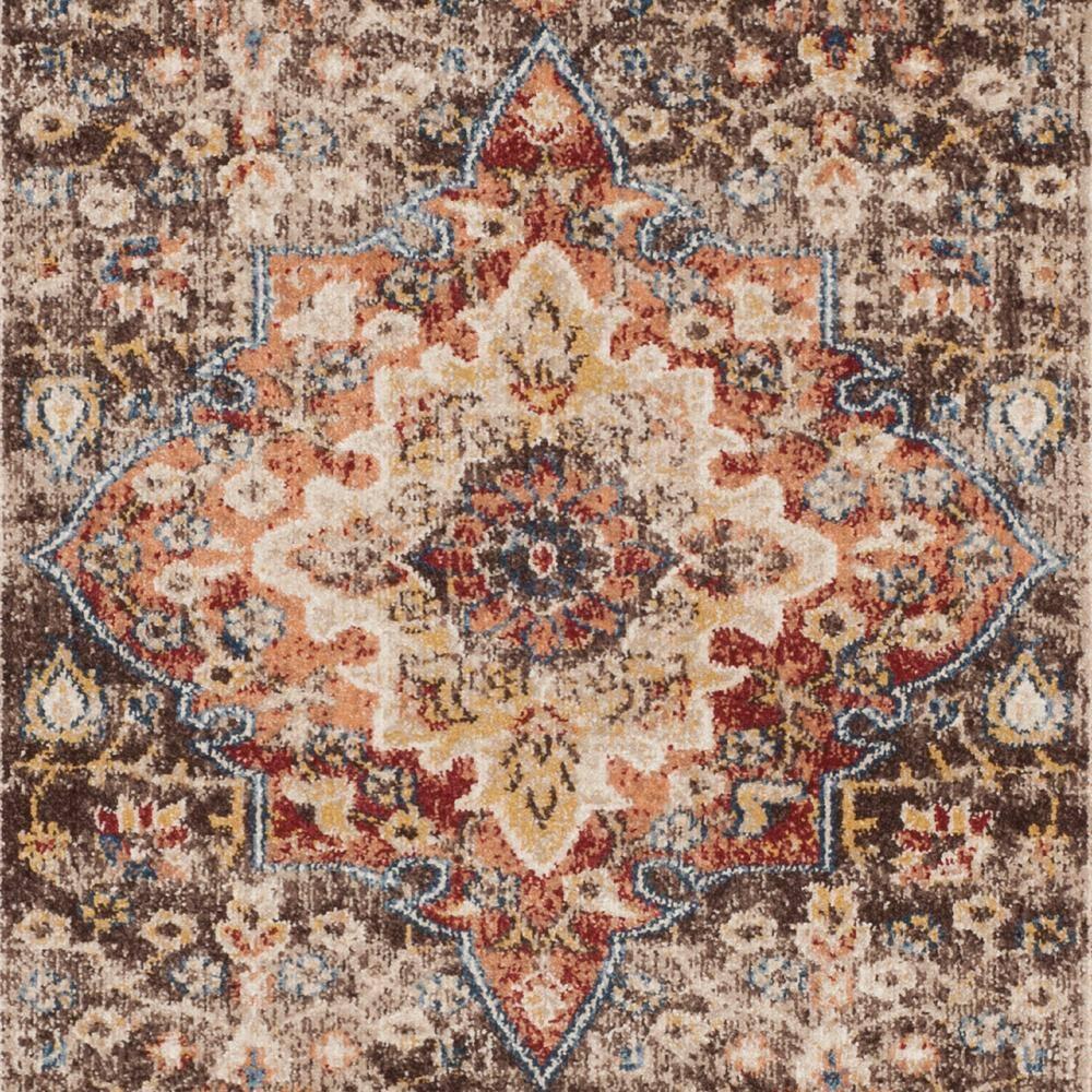 Bijar BIJ652 Power Loomed Indoor Area Rug - Brown/Rust - 5'3"x7'6" - Safavieh