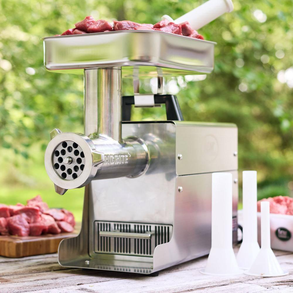 LEM BigBite #5 Electric Meat Grinder, 0.35 HP, Stainless Steel, 1 Count