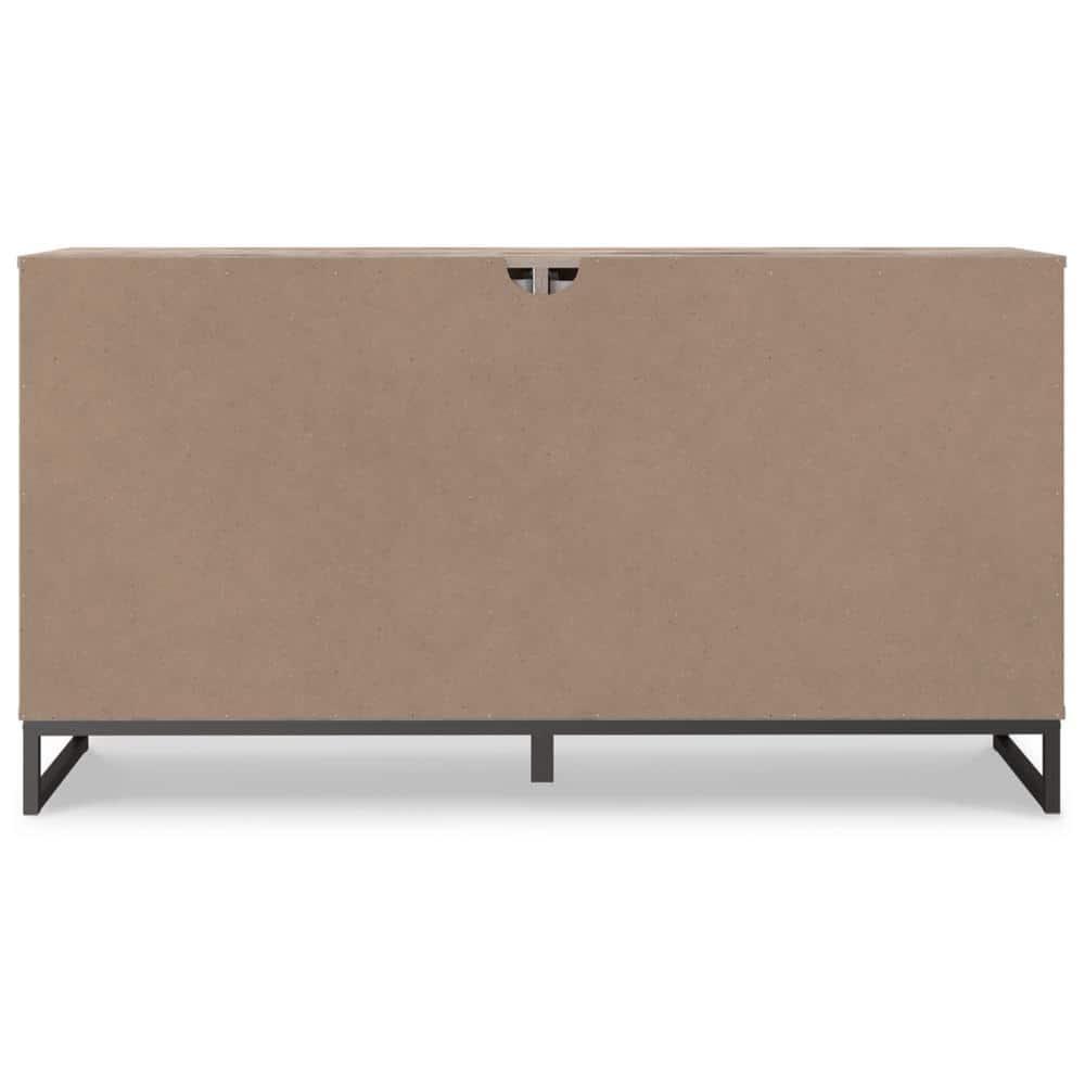 Signature Design by Ashley Casual Neilsville 6 Drawer Dresser, Whitewash