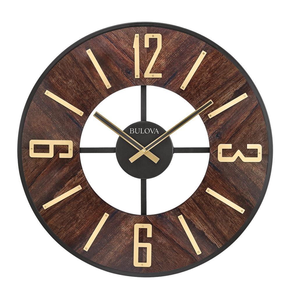 Bulova Wood Wall Clock