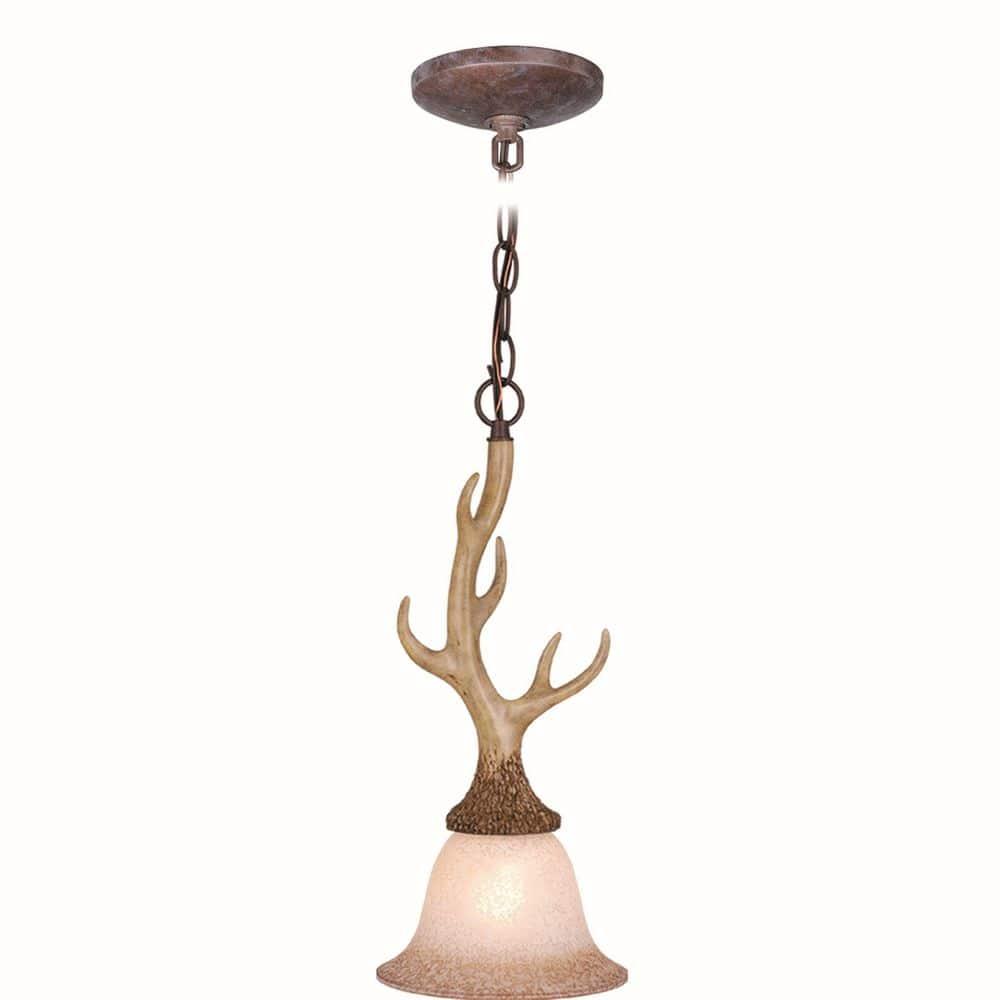 Vaxcel Lodge 1 - Light Pendant in  Noachian Stone