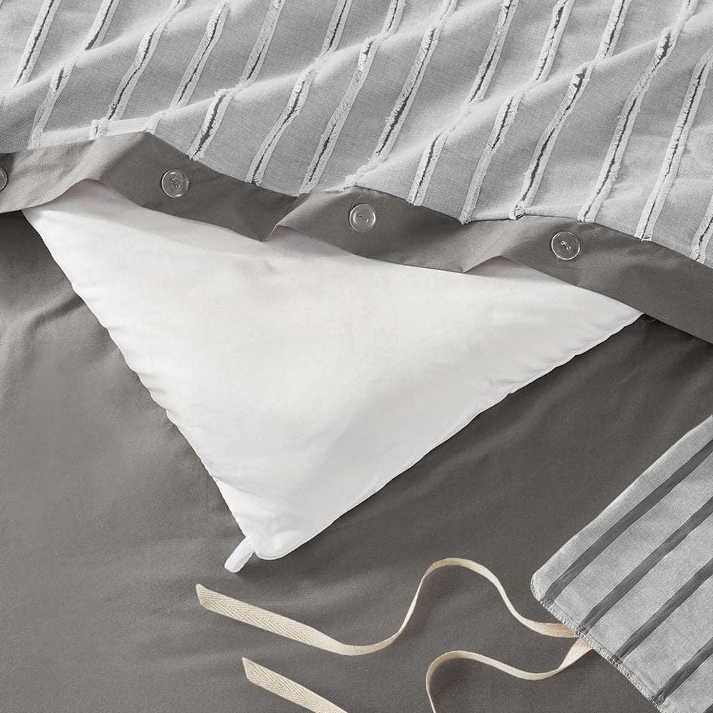 Madison Park Signature Madison Park Signature Essence Oversized Cotton Clipped Jacquard Comforter Set