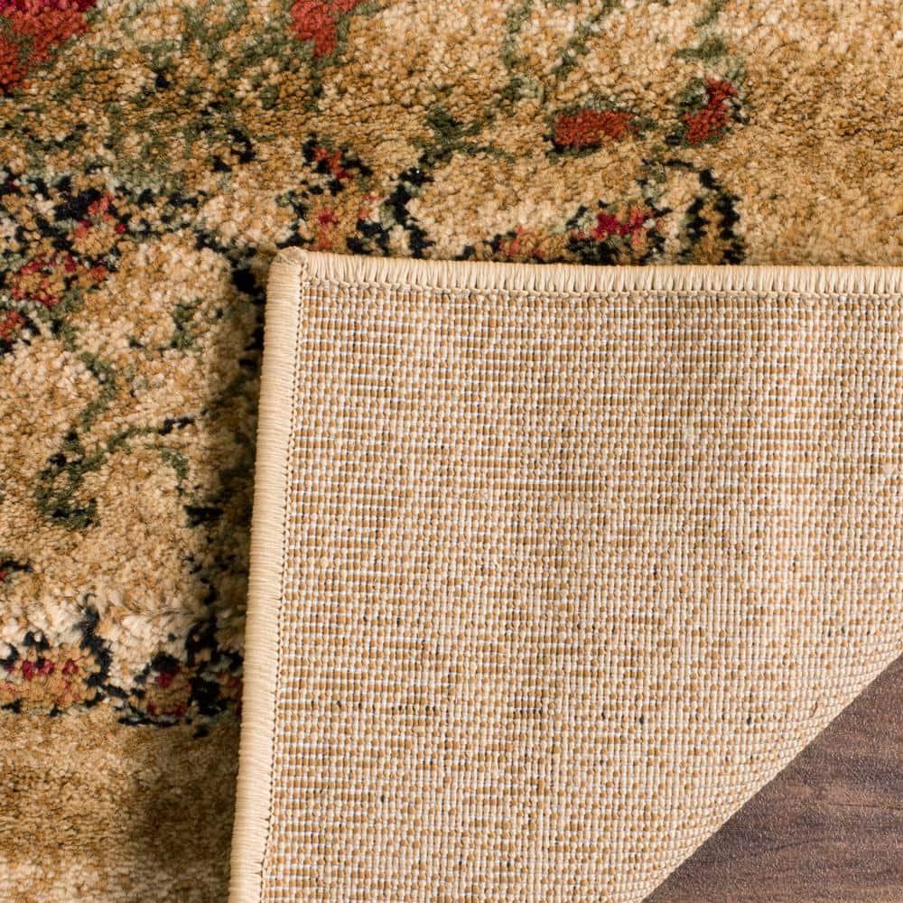 SAFAVIEH Lyndhurst Julia Traditional Floral Area Rug, Beige/Multi, 10' x 14'